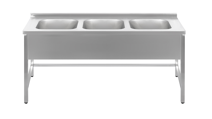 ВАННА моечная Luxstahl ВМ3 18/6/8.5 (0.8)