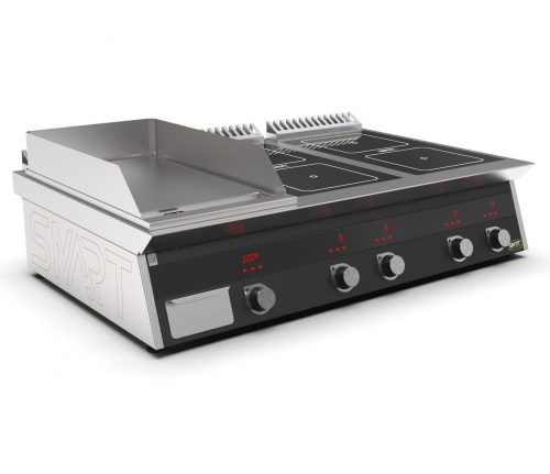 Плита индукционная комбо K96-3PKB SMART INDUCTION