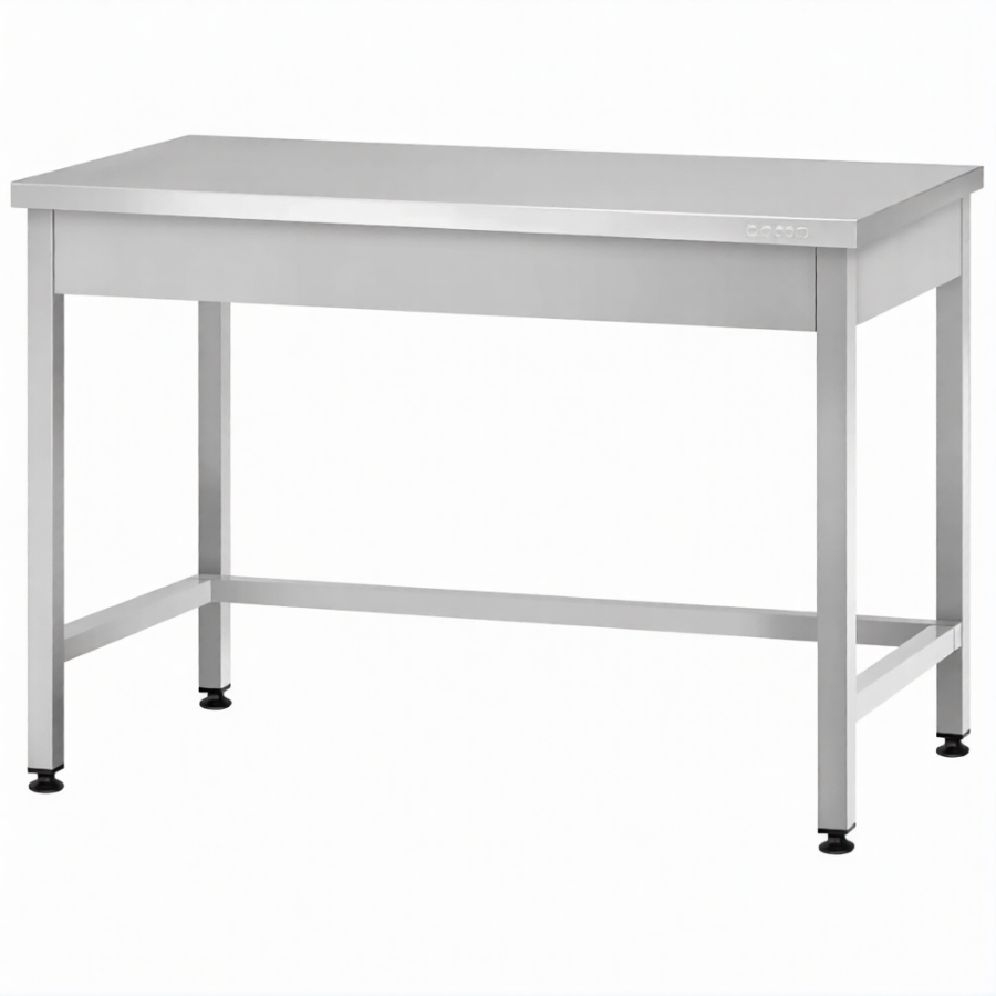 Стол производственный СПРп - 860х1000х700 «Profi Inox» (полка-обвязка)
