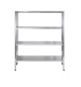 Стеллаж кухонный Luxstahl СР-1800х1400х300/4 нерж