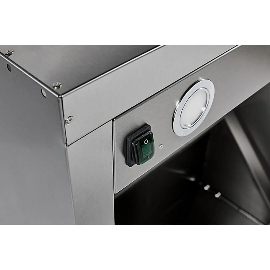 Зонт вытяжной пристенный ЗВПП-25/08 с подсветкой