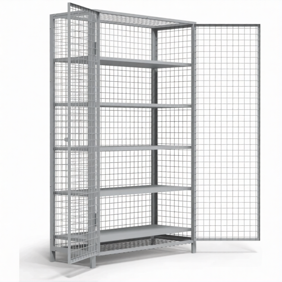 Шкаф стационарный для хранения инвентаря закрытого типа (2000х1230х500)