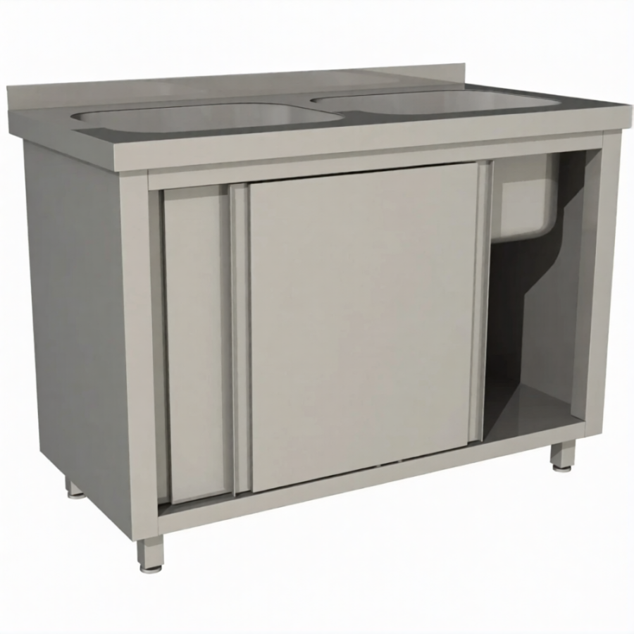 Стол производственный купе СПЗК2М-14/7-БЛ