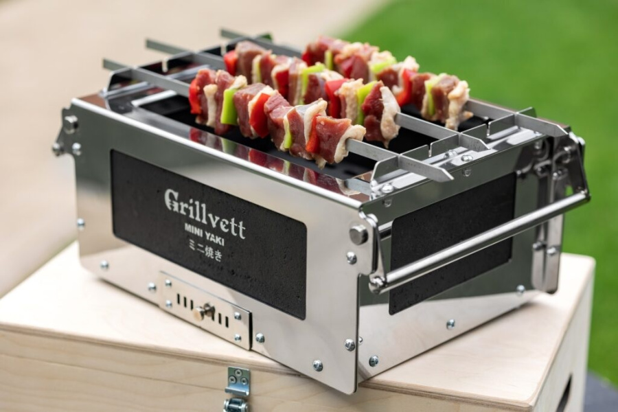 Гриль угольный портативный GRILLVETT Mini Yaki