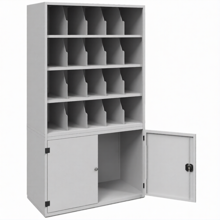 Шкаф открытый для 20 противогазов ШО-20я (1900х1040х520)