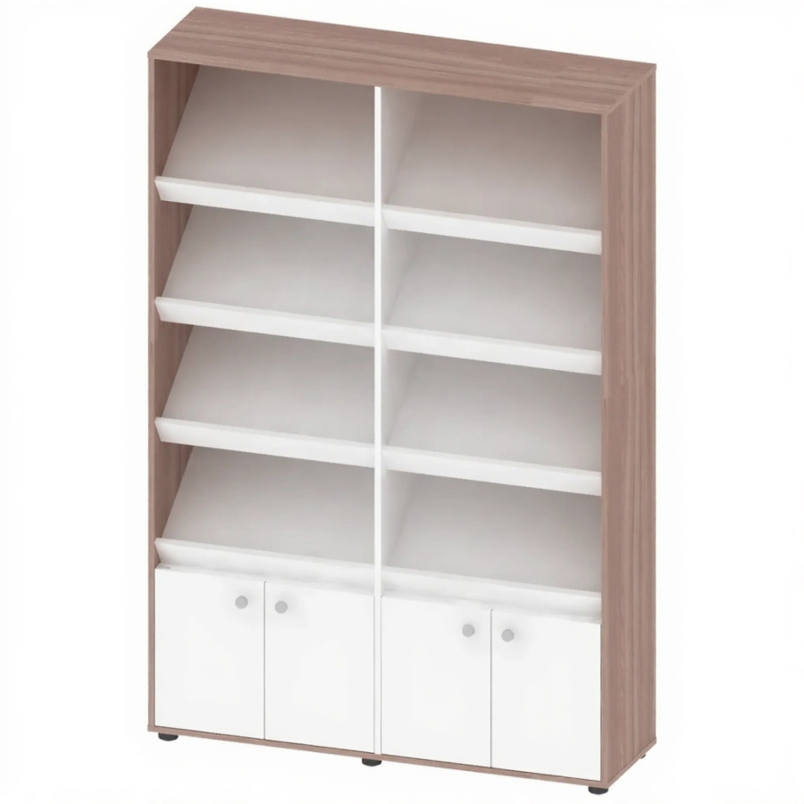 Стеллаж для библиотеки двухсторонний СТЕ-ШП-1-2